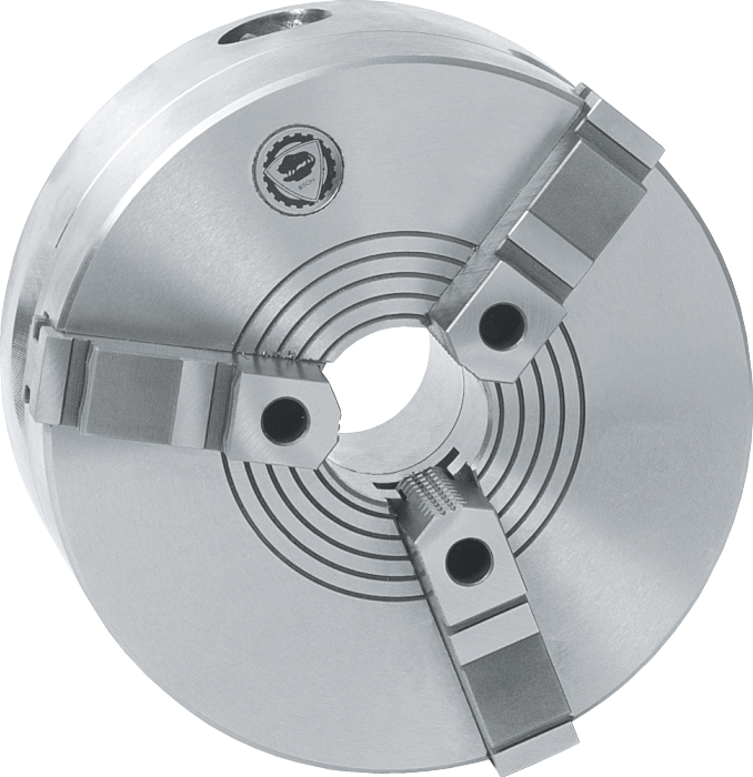 [85.450.0125] 85.450 Mandrin à trois mâchoires auto-centrant DIN 6350, acier, type 3404 (130 mm)