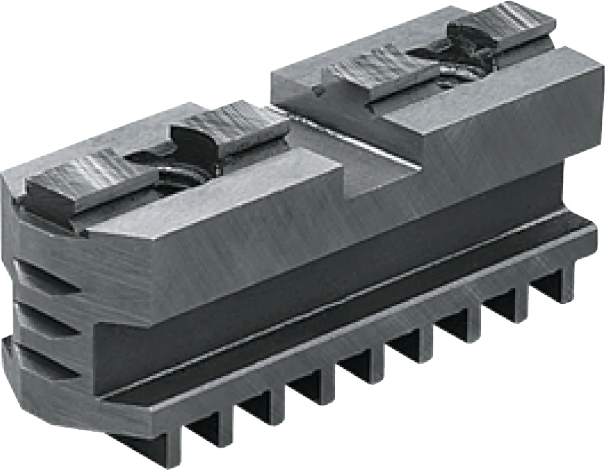 [85.802.0125] 85.802 Harte Grundklauwbacken, Set aus 4 Stück, für 4-Klauwspannzange Typ 36**, 37** (125 mm)