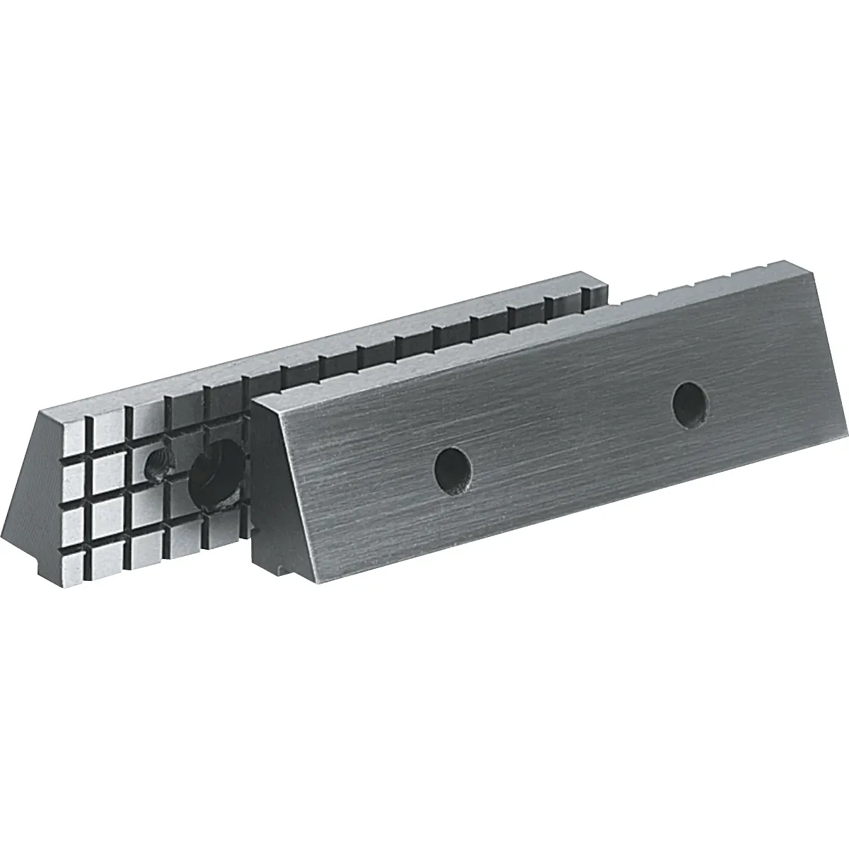 [88.432.0100] 88.432 Set Gegroefde Klauwbacken für Modulare Präzisions-Maschinenklemme Typ 6620 (100 mm)