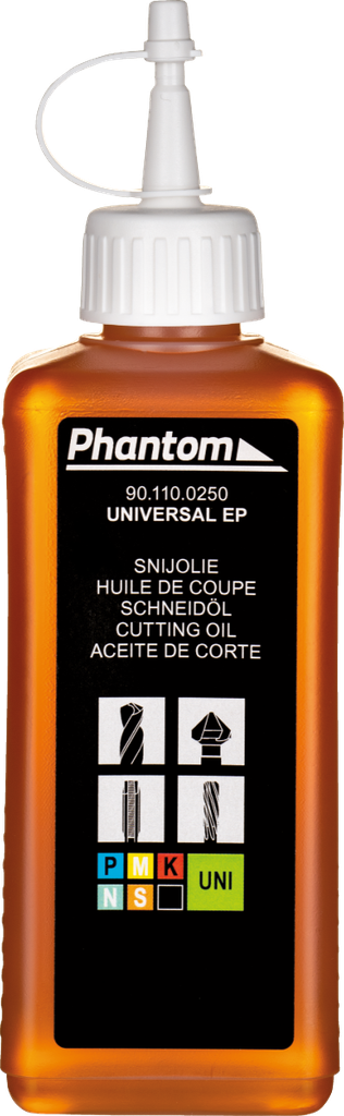 [90.110.5005] 90.110 Huile de coupe universelle EP (Extreme Pressure), sans chlore et silicone, à base d'huile minérale (5 l)