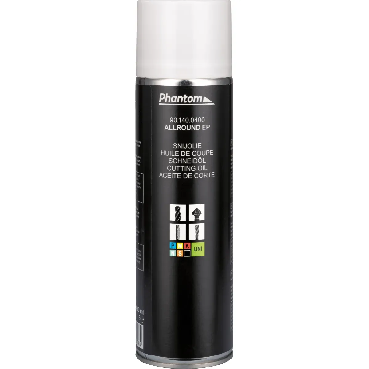 [90.140.0400] 90.140 Universal Snijolie spray EP (Extreme Pressure), chloor- en silicoonvrij, op plantaardige basis (400 ml)