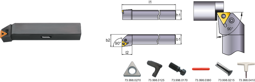 [72.330.2200] 72.330 Support d'outil, 90° (20 mm)