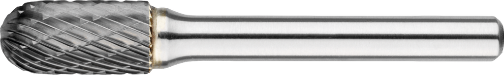 41.530E Hardmetaal Stiftfrees model C, cilindrisch, ronde kop, schacht 6 mm, in etui