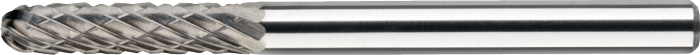 41.533 Hardmetaal Stiftfrees model C, cilindrisch, ronde kop, schacht 3 mm