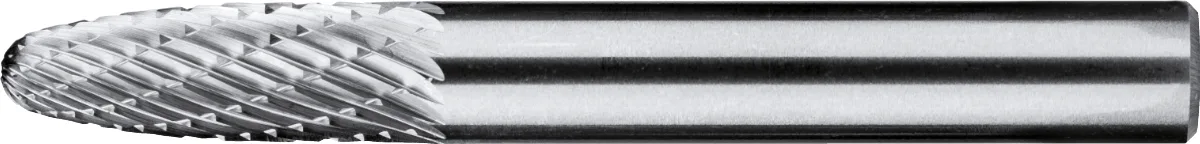 41.560 Foret en métal dur, tige conique avec tête ronde, modèle F, manche 6 mm