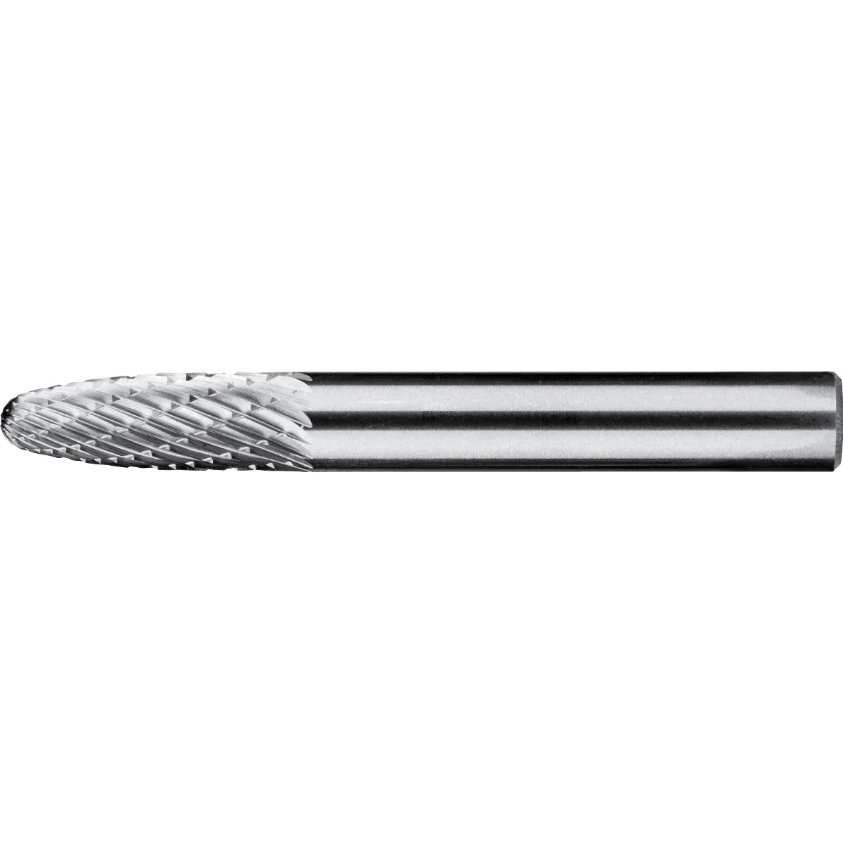 41.560 Hardmetaal Stiftfrees boomvorm met ronde kop, model F, schacht 6 mm
