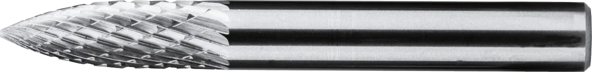 [41.570.0601] 41.570 Hardmetaal Stiftfrees model G, boomvorm spits, schacht 6 mm (6 mm, 1-ALU)