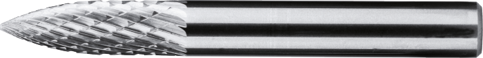 [41.570.0601] 41.570 Hartmetall Bohrer Modell G, spitzer zulaufender Stiel, 6 mm Stiel (6 mm, 1-ALU)