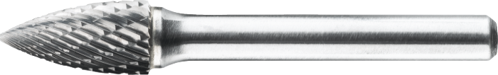 [41.570.0601E] 41.570E Hartmetall Bohrer Modell G, spitzer zulaufender Stiel, 6 mm Stiel, im Etui (6 mm, 1-ALU)