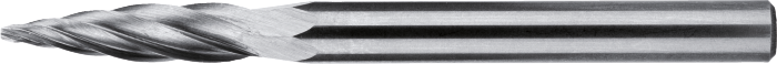 [41.573.0301] 41.573 Hartmetall Bohrer Modell G, spitzer zulaufender Stiel, 3 mm Stiel (3 mm, 1-ALU)