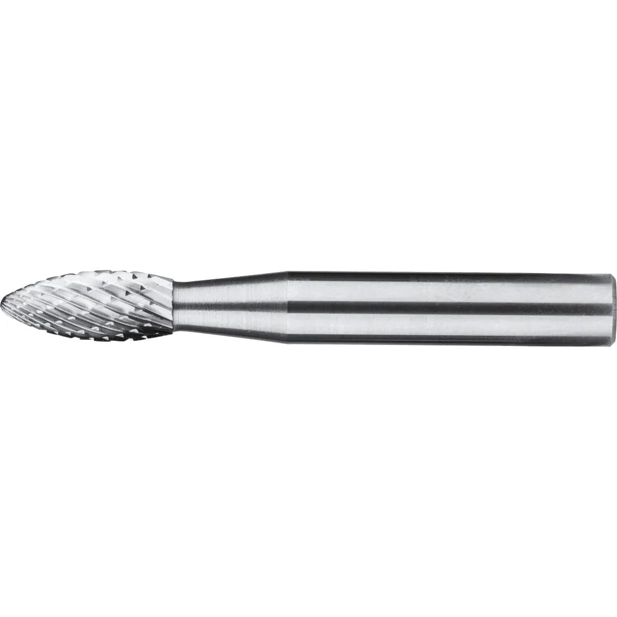 41.580 Hardmetaal Stiftfrees model H, vlamvorm, schacht 6 mm