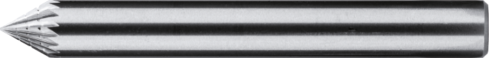 [41.600.0606] 41.600 Hardmetaal Stiftfrees kegelvorm 60°, model J, schacht 6 mm (6 mm, 6-UNI)