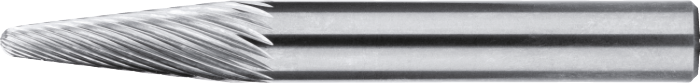 [41.620.0601] 41.620 Hartmetall-Stempelmodell L, kegelform, mit runder Kopf, Schaft 6 mm (6 mm, 1-ALU)
