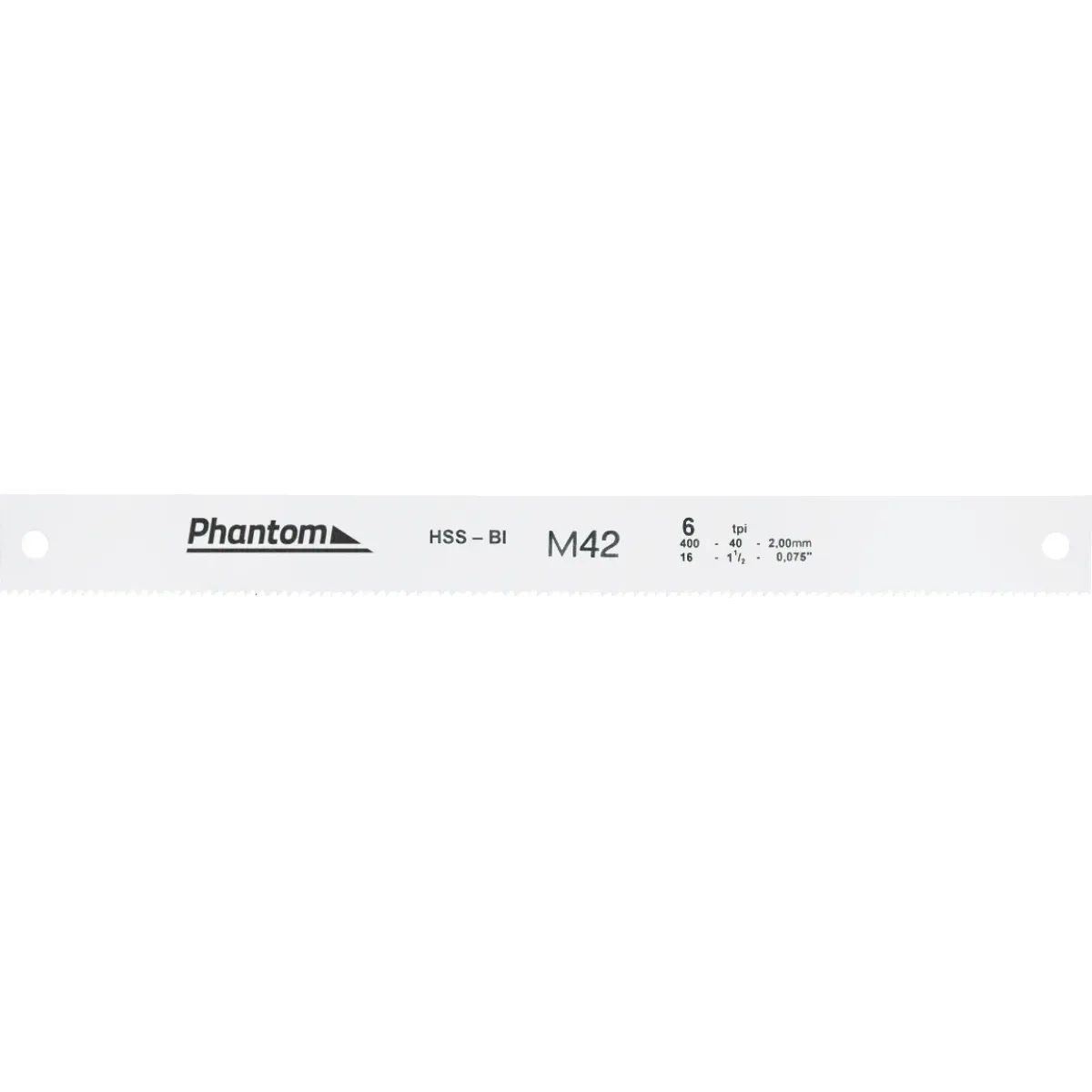 [66.160.5015] 66.160 M42 Bi-Metaal Machinezaagblad (8,5 mm, l1 500 mm · h1 40 mm · b1 2 mm · TPI 8 TPI)
