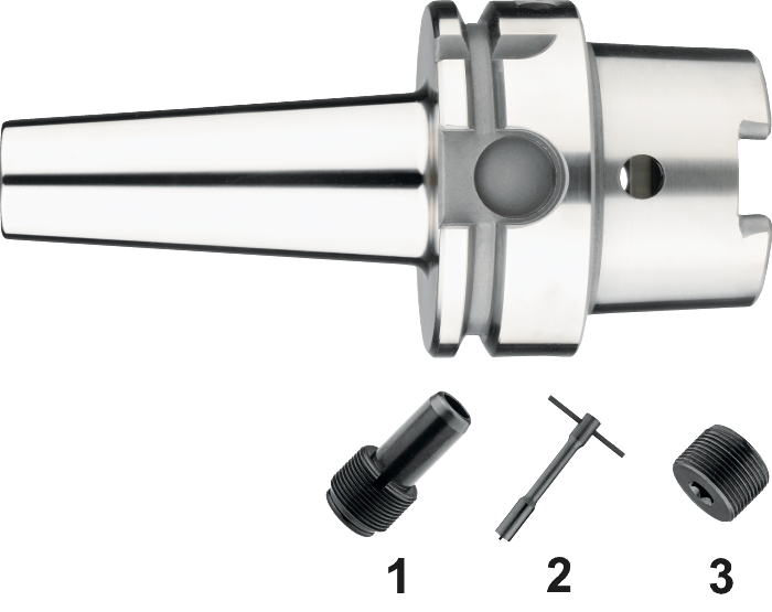 82.217 Opschroef opname, ISO 12164 (DIN 69893)