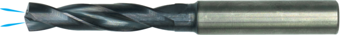 11.252 ECO PRO hard metal Spiral drill DIN 6537-K 3xD with coolant channel, TiAlN