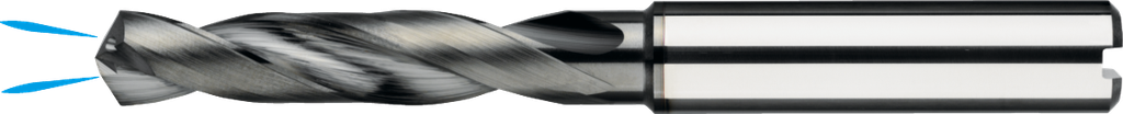 [11.259.0300] 11.259 Foret hélicoïdal en métal dur DIN 6537-K 3xD avec canal de refroidissement, DLC, Aluminium (3 mm, 6 mm)