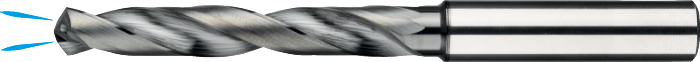 [11.279.0300] 11.279 Volhardmetaal Spiraalboor DIN 6537-L 5xD met koelkanaal, DLC, Aluminium (3 mm, 6 mm)