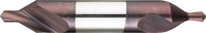 [15.124.0531] 15.124 HSS-E Centerboor DIN 333-A TiAlN, 60° (0,5 mm, d2 3,15 mm · l1 25 mm, 3,15 mm)