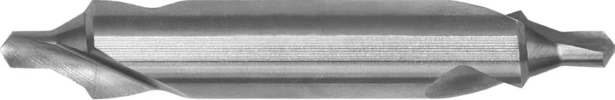 15.380 Foret hss centre DIN 333-B avec double angle, 60°, 120°
