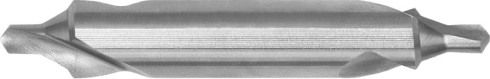 [15.380.0740] 15.380 HSS Centerboor DIN 333-B met dubbele hoek, 60°, 120° (0,75 mm, d2 4 mm · l1 35 mm · l2 1,3-1,7 mm, 4 mm)