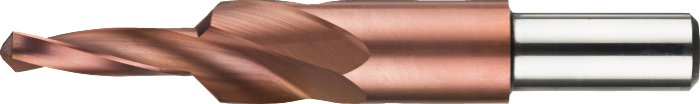 [16.124.0400] 16.124 HSS-E Multi-flute drill fine fit, AlCrN-X, long, 90° (4,3 mm, 8,6 mm)