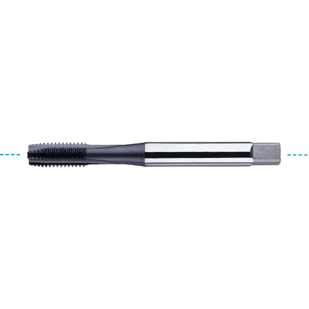 22.514 HSS-E PM Machinetap DIN 371 met koelkanaal, Metrisch, 1400 N/mm², TiCN