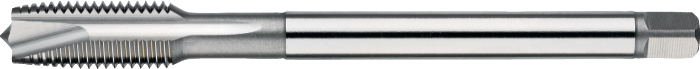 [23.620.0303] 23.620 UNI HSS-E Machine tap DIN 374 Metric Fine (2,65 mm, d1 MF3 · l1 56 mm · l2 8 mm · d2 2,2 mm · sw 0 mm · P 0,35 mm, 0,35 mm, 2,2 mm, 0 mm)