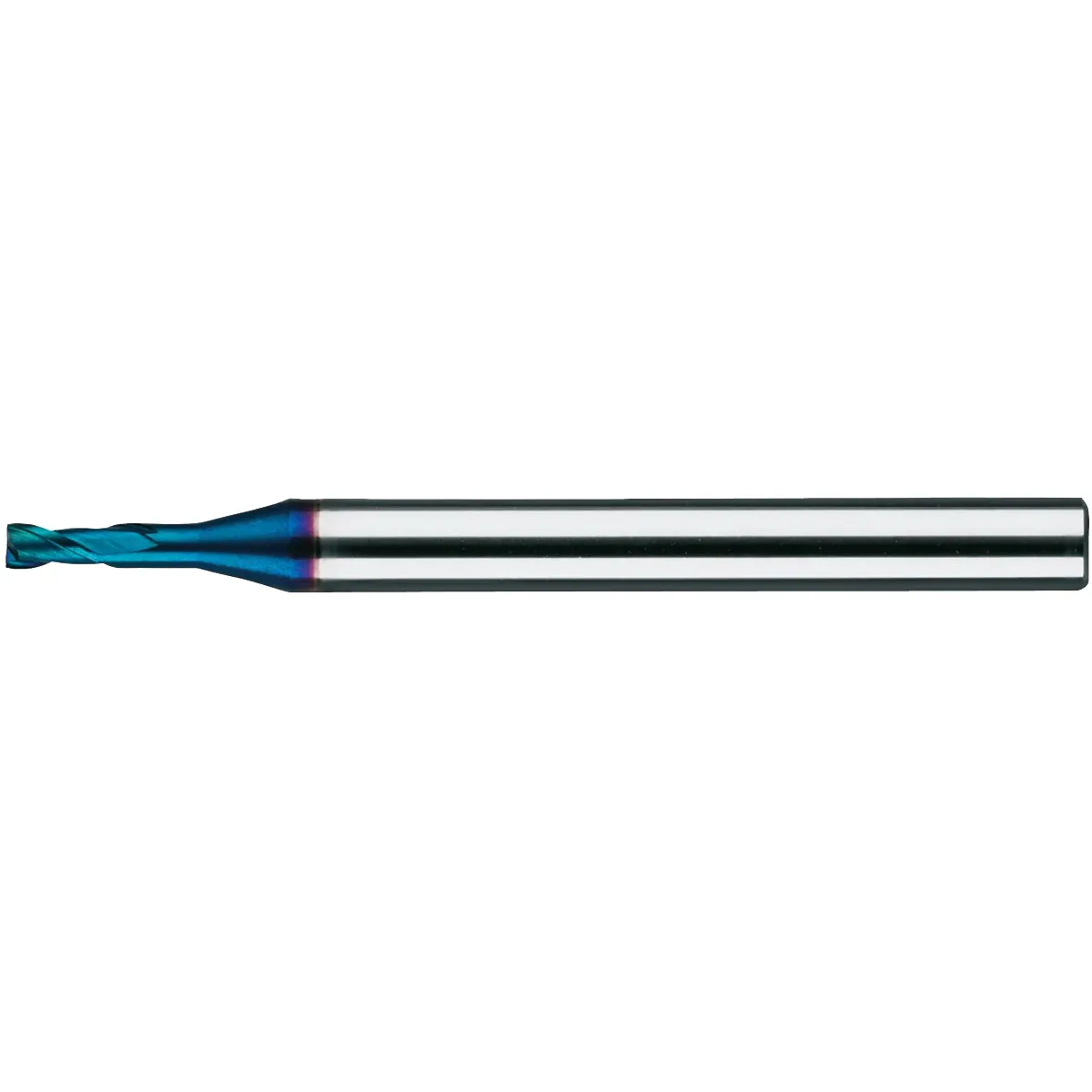 [32.275.0100] 32.275 volhardmetaal Precisie HSC Schachtfrees, 2-snijder TiAlSiN, HRC 45-70 (0,1 mm, l3 0,3 mm · l1 45 mm, 4 mm)