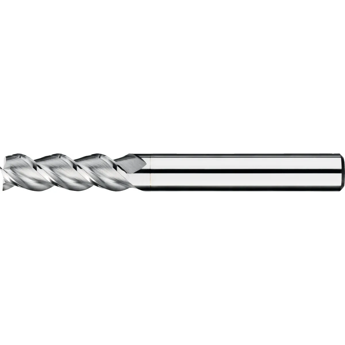 33.633 Volhardmetaal Schachtfrees, 3-snijder extra lang, TiCN, Aluminium