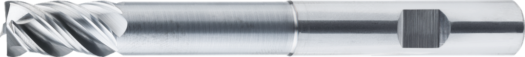 34.318 HP2 UNI volhardmetaal Vari-frees, 4-snijder 1,5xD/5xD AlCrN