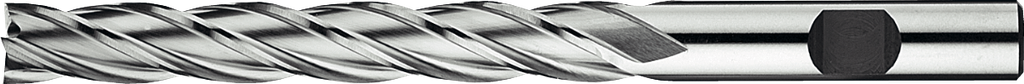 [34.370.0600] 34.370 HSS-E 8% shank end mill, 4-flute extra long, type N (6 mm, 6 mm)