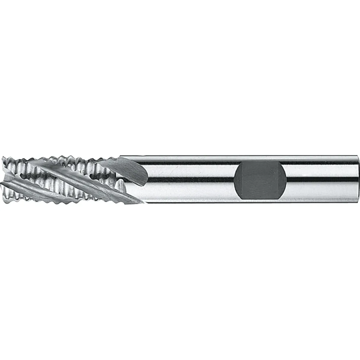 [35.120.0600] 35.120 HSS-E 8% Ruwfrees DIN 844-B kort, type NR (6 mm, 6 mm)