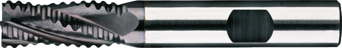 35.128 HSS-E PM rough end mill DIN 844-B short, type NR, TiAlN