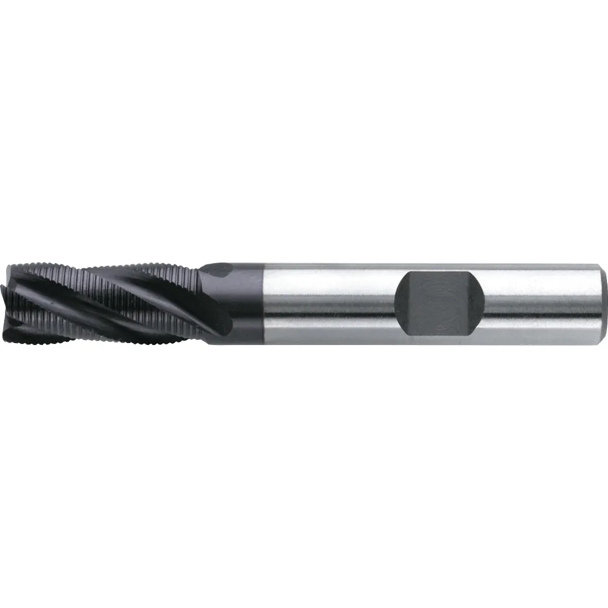 [35.324.0600] 35.324 HSS-E 8% Ruwfrees DIN 844-B kort, type HRf, TiAlN (6 mm, 6 mm)