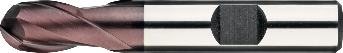 [36.228.0300] 36.228 HSS-E PM Radiusfräser, 2-Mehlfräser DIN 327-B kurz, Typ N, TiAlN (3 mm, 1,5 mm, 6 mm)