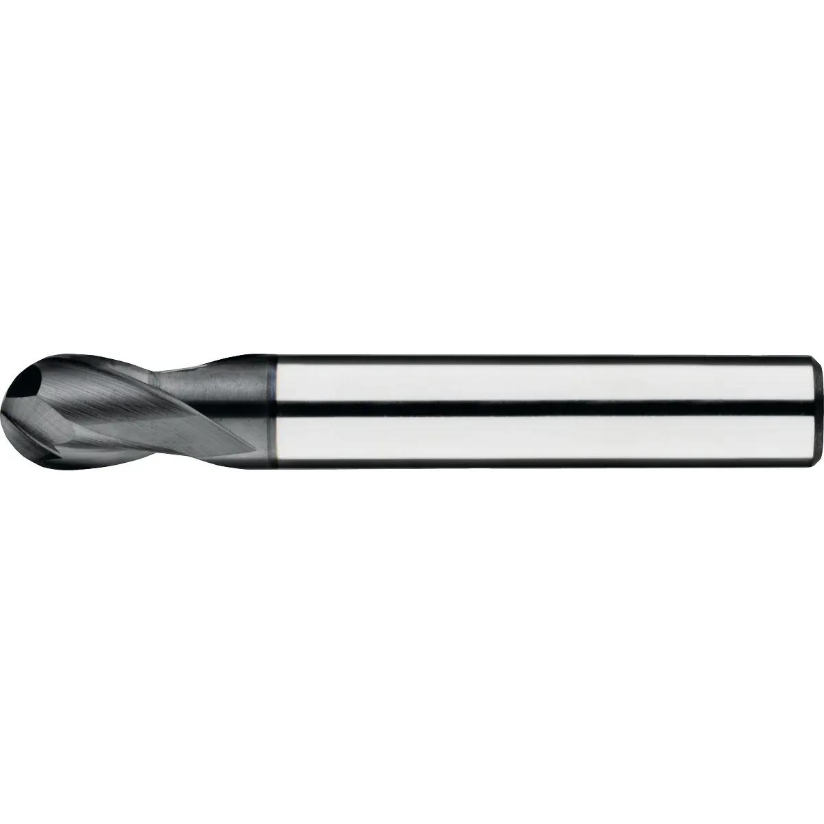 [36.256.0100] 36.256 UNI volhardmetaal Radiusfrees, 2-snijder lang, TiAlN (1 mm, 0,5 mm, 3 mm)