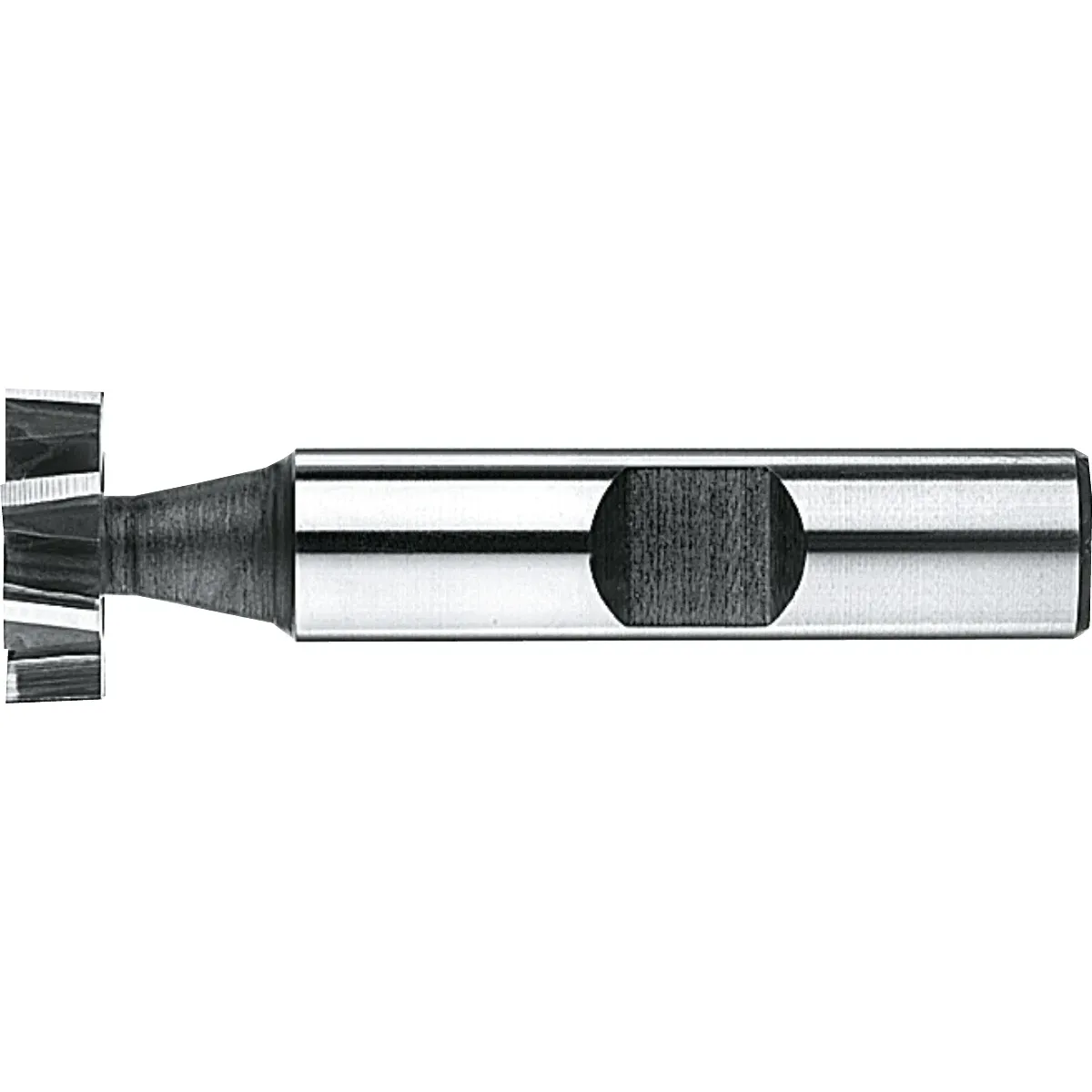 [36.510.1020] 36.510 HSS-E Schijfspiefrees (Woodruff-frees) DIN 850-D kruisvertand (10,5 mm, l2 2 mm · d3 4 mm · l1 50 mm · d2 6 mm, 6 mm)
