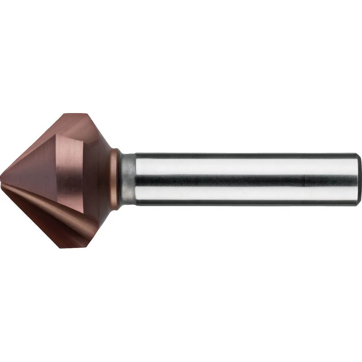 42.552 HSS-E 8% Foret revêtu de zinc DIN 335-C 90°, 3 arêtes de coupe, AlCrN-X