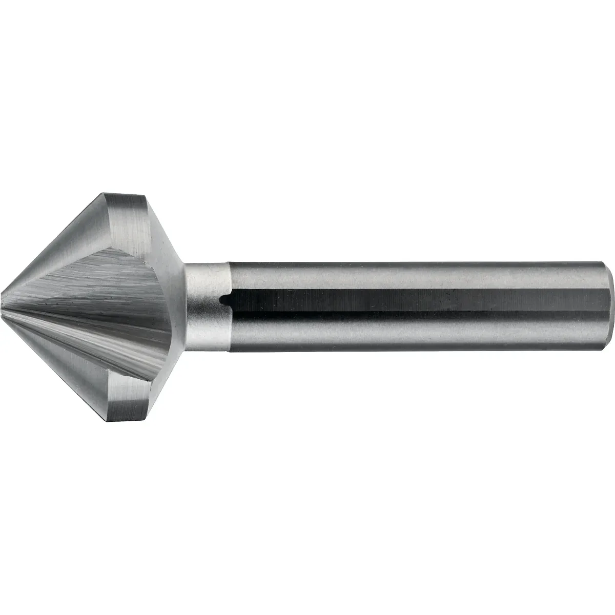 [42.560.0830] 42.560 Hard metal zinc-coated drill DIN 335-C 90°, 3 cutting edges (8,3 mm, 6 mm, M4)