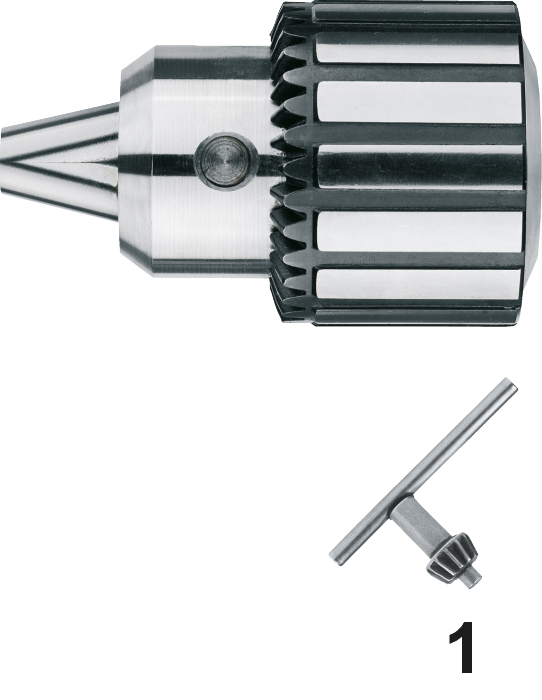 [81.140.1091] 81.140 Gear chuck drill holder, with key, reinforced version (37 mm, d2 J1 · Schachttype J, J1)