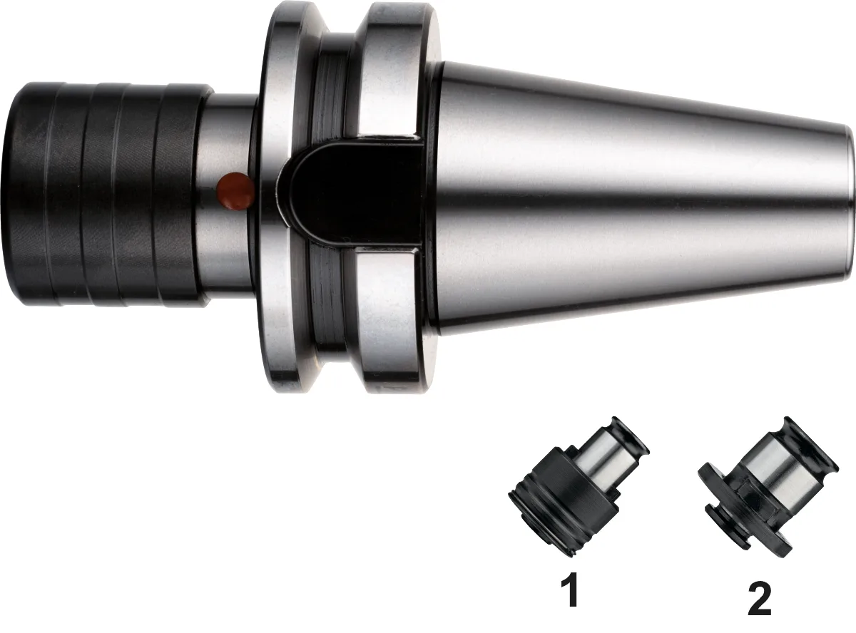 [81.616.3012] 81.616 Taphouder, met druk- en trekcompensatie, voor gebruik met tapinzetstukken, ISO 7388-2 (MAS-BT (36 mm, d2 BT30 · l2 64 mm · M M12 · T 7,5 mm · C 7,5 mm, BT30, M12)