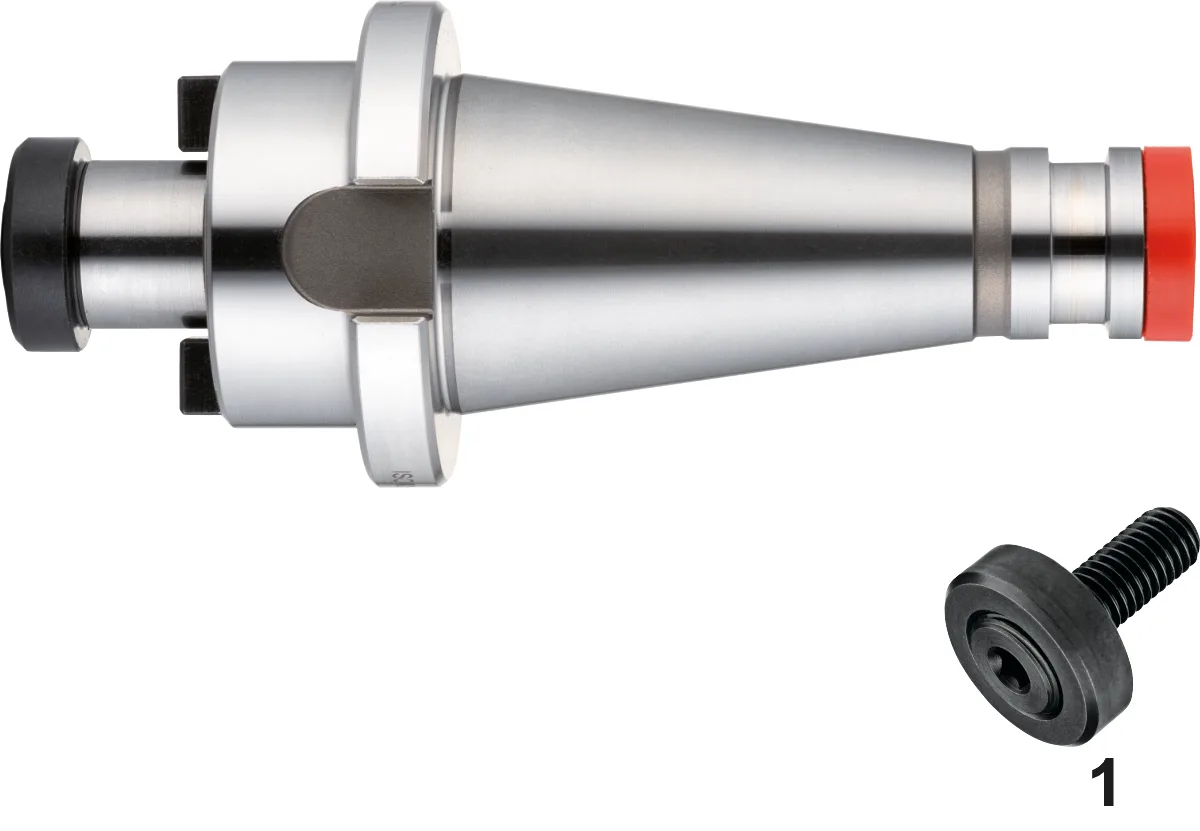 [82.253.4161] 82.253 DIN 6357 Opsteekfreeshouder voor frezen met dwarsspiebaan, DIN 2080 (16 mm, l2 30 mm · d2 SK40 · M M16, SK40, M16)