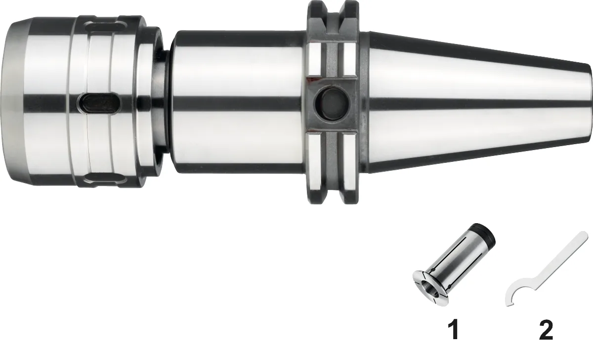 [83.624.4202] 83.624 Kraftspannungsanschluss, ISO 7388-1 (DIN 69871 (20 mm, d2 SK40 · M M16, SK40, M16)