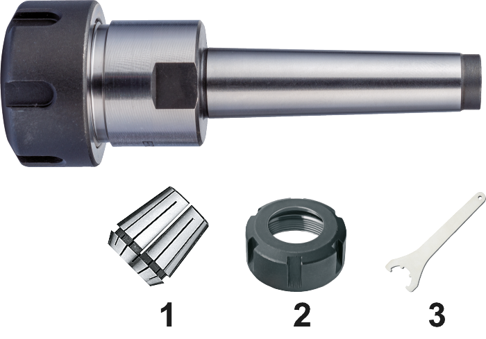[82.511.0225] 82.511 ECO PRO ER Spantanghouder, MK volgens DIN 228-A ISO 15488-C (DIN 6499-C) (50 mm, MK 2, M10, ER 25)